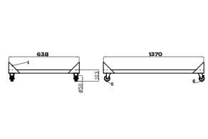 SUPPORT FOR SALADETTE 3 DOORS