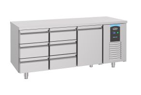 700 REFRIGERATED COUNTER 1 DOOR 6 DRAWERS ENERGY LINE