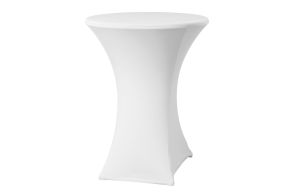 Table cover, round, HENDI, White, ?850x(H)1150mm