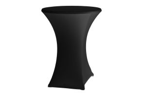 Table cover, round, HENDI, Black, ?850x(H)1150mm