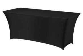Table cover, rectangular, HENDI, 810910 810897, Black, 1830x760x(H)730mm