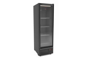 REFRIGERATOR 1 GLASS DOOR BLACK 550L