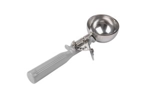 4oz Disher w/Grey Handle
