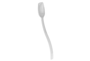 White Solid Buffet Spoon