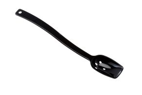 Black Perforated Salad Spoon