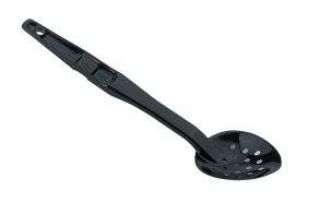 Black Perforated Serving Spoon