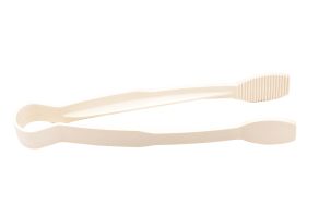 White Flat Grip Tong 230mm