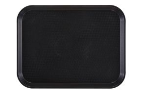 Black Fast Food Tray 410x300mm