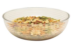 3L Clear Polycarbonate Ribbed Bowl