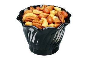 148ml Black Swirl Bowl