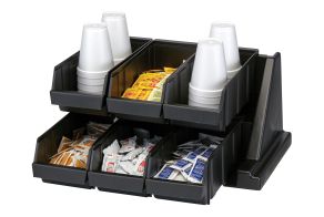 6 Bin Versa Organiser Black