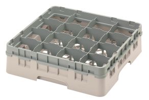 H114mm Beige 16 Compartment Camrack