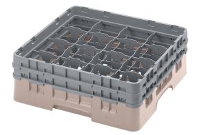H133mm Beige 16 Compartment Camrack