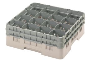 H155mm Beige 16 Compartment Camrack