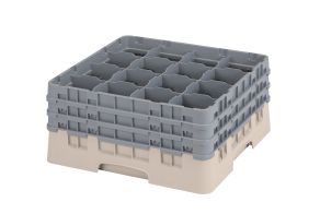 H196mm Beige 16 Compartment Camrack