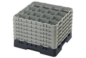 H320mm Black 16 Compartment Camrack
