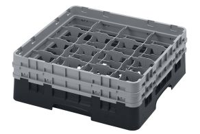 H133mm Black 16 Compartment Camrack