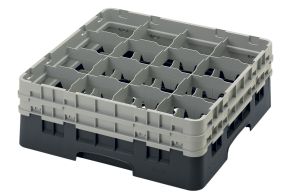 H155mm Black 16 Compartment Camrack