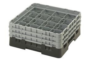 H174mm Black 16 Compartment Camrack