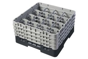 H215mm Black 16 Compartment Camrack