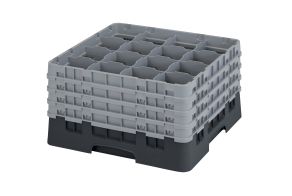 H238mm Black 16 Compartment Camrack