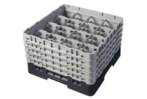 H257mm Black 16 Compartment Camrack