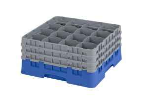 H196mm Blue 16 Compartment Camrack