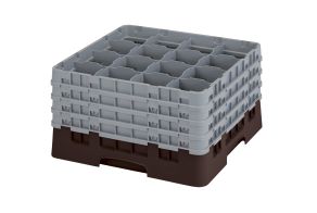 H238mm Brown 16 Compartment Camrack