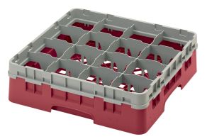 H114mm Cranberry 16 Compartment Camrack