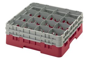 H155mm Cranberry 16 Compartment Camrack