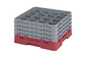 H238mm Cranberry 16 Compartment Camrack