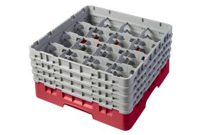 H215mm Red 16 Compartment Camrack