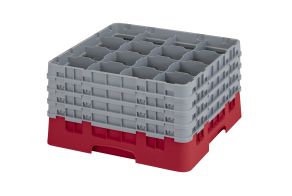 H238mm Red 16 Compartment Camrack