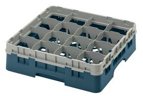 H114mm Teal 16 Compartment Camrack