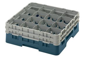 H155mm Teal 16 Compartment Camrack