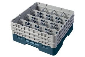 H174mm Teal 16 Compartment Camrack