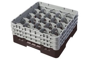 H174mm Brown 20 Compartment Camrack