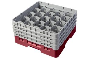 H215mm Cranberry 20 Compartment Camrack