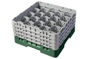 H215mm Green 20 Compartment Camrack