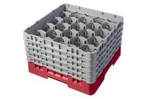H257mm Red 20 Compartment Camrack