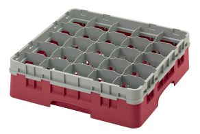 H114mm Cranberry 25 Compartment Camrack