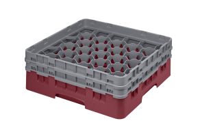 H133mm Cranberry 30 Compartment Camrack