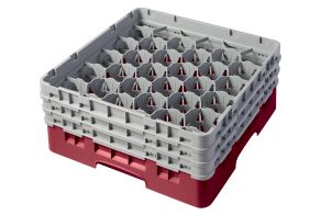 H174mm Cranberry 30 Compartment Camrack