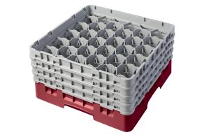 H215mm Cranberry 30 Compartment Camrack