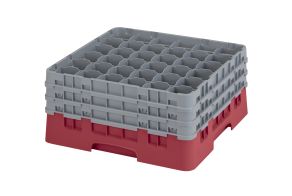 H196mm Cranberry 36 Compartment Camrack