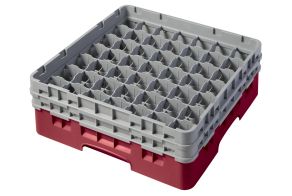 H133mm Cranberry 49 Compart. Camrack