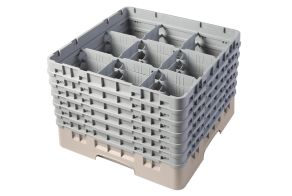 H298mm Beige 9 Compartment Camrack