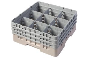 H174mm Beige 9 Compartment Camrack