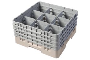 H215mm Beige 9 Compartment Camrack