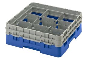 H133mm Blue 9 Compartment Camrack